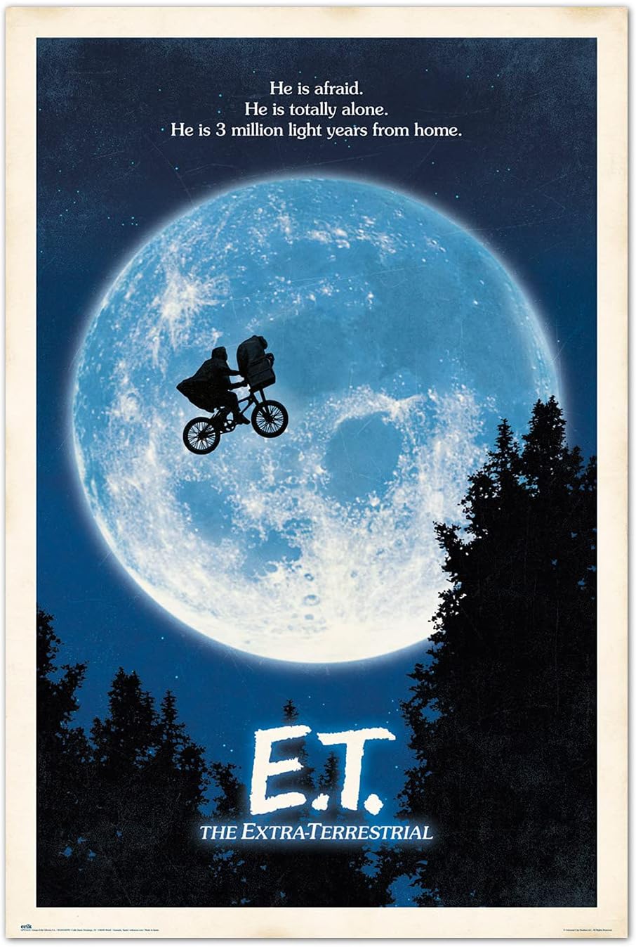 Grupo Erik E.T. The Extra-Terrestrial Poster - 36 x 24 inches / 91.5 x 61 cm - Shipped Rolled Up - Cool Posters - Art Poster - Posters & Prints - Wall Posters