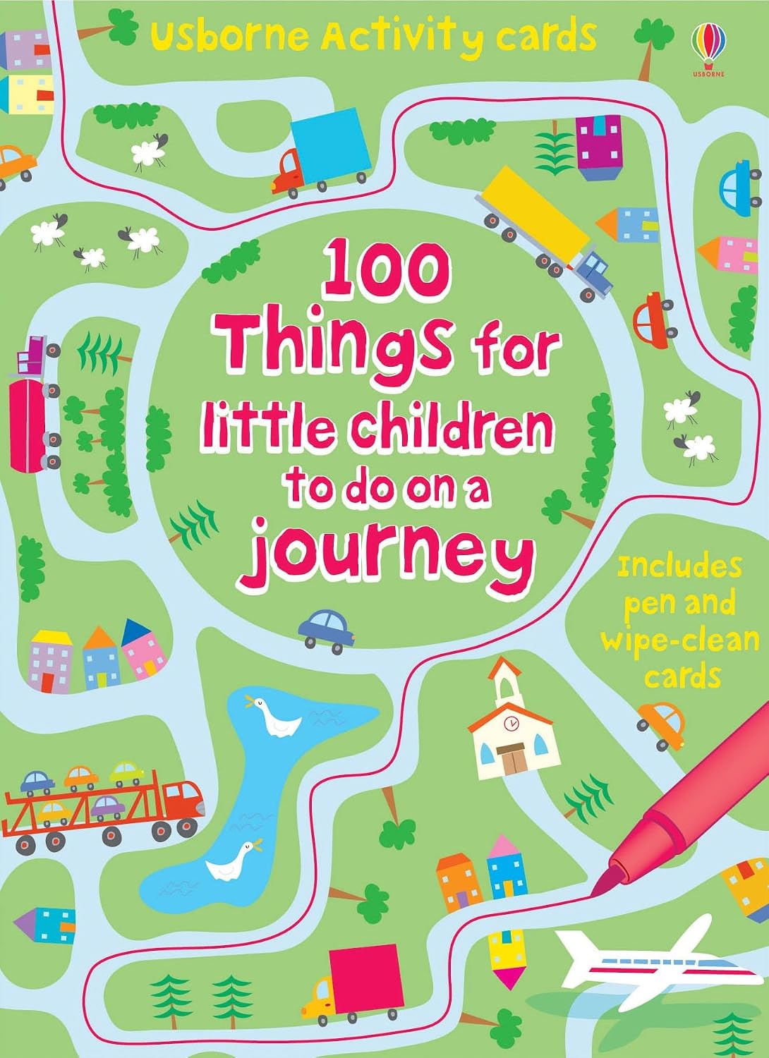 100 Things for Little Children to do on a Journey (Usborne Activity Cards)