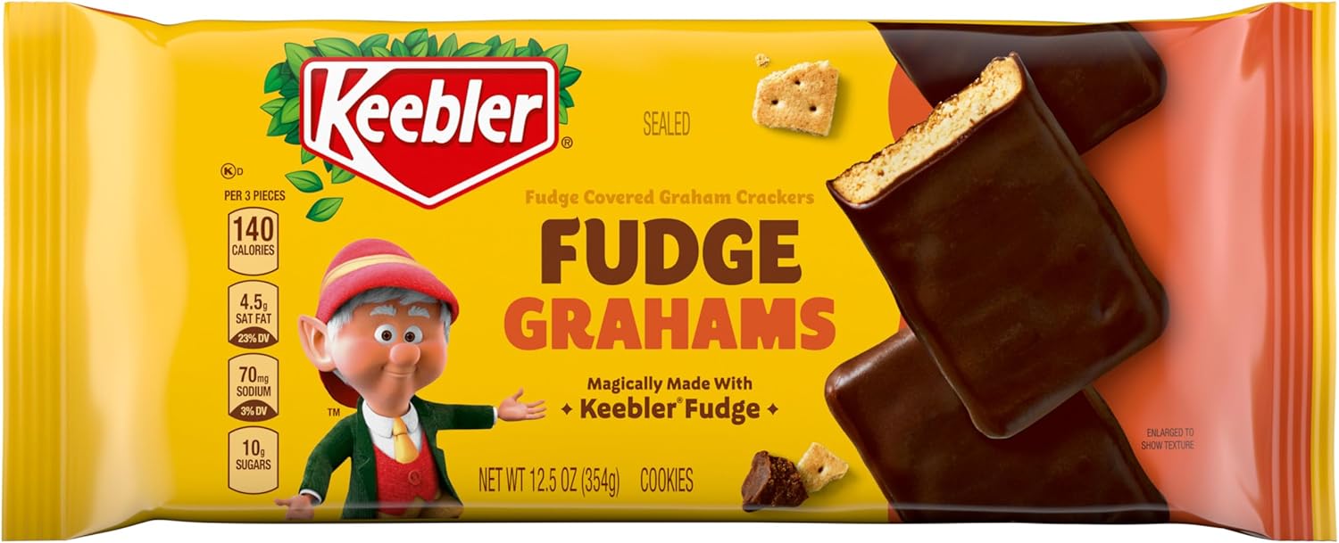 Keebler Fudge Deluxe Grahams, 12.5oz