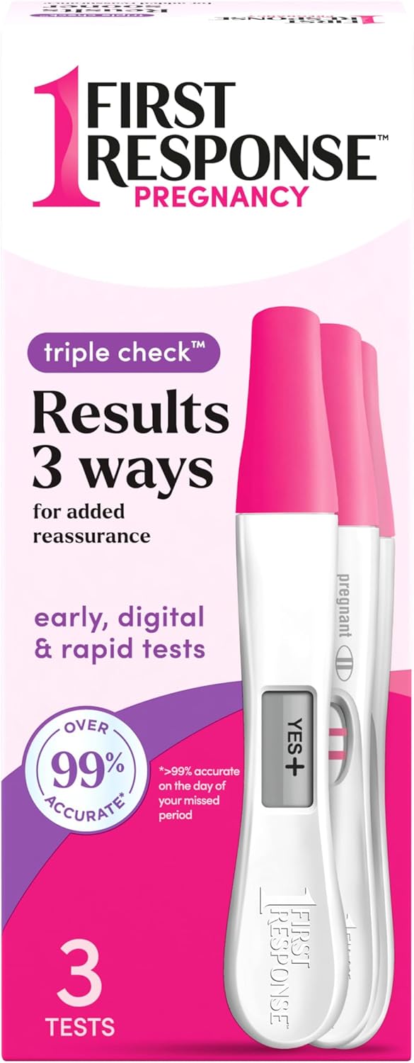 First Response Triple Check Pregnancy Test 3 ct.