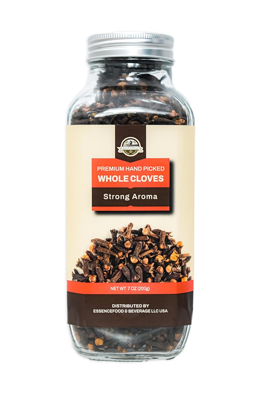 Jumbo Premium Cloves 7 oz, 200 Grams Jar, Indonesian LAL PARI Whole Clove. Strongest Clove In The World. Reddish, Flavorful and Hand Picked Clean.