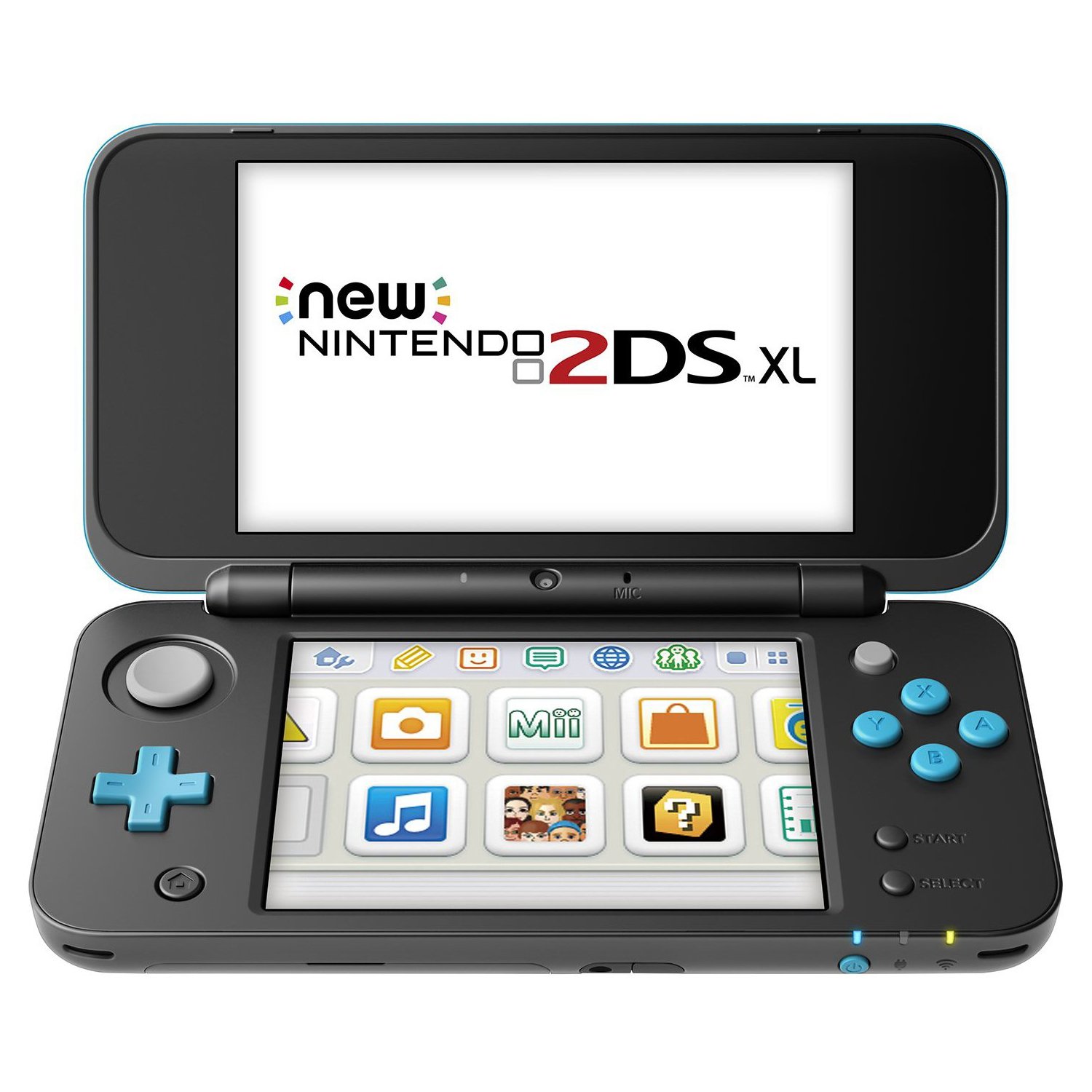New Nintendo 2DS XL - Black + Turquoise