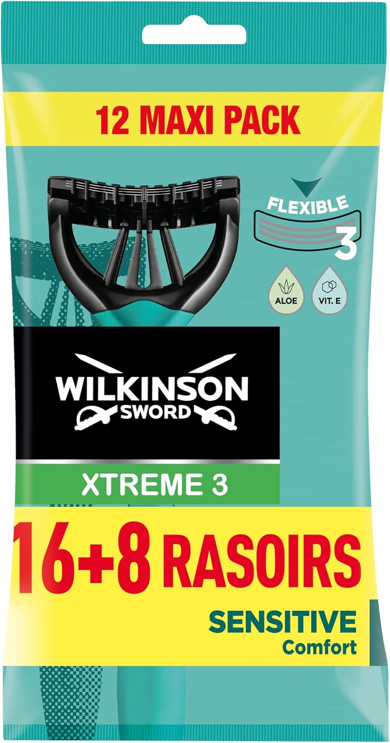 Wilkinson Xtreme 3 Pure Sensitive Disposable Razors