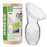 Haakaa Silicone Breastfeeding Manual Breast Pump Milk Pump 100% Food Grade Silicone BPA PVC and Phthalate Free | 4 oz Capacity