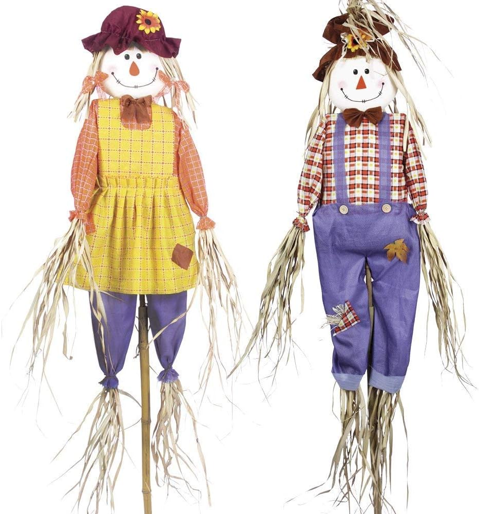 Garden Gear Scarecrows Garden Ornament Bird Deterrent Twin Pack (6ft Scarecrow Twin Pack)