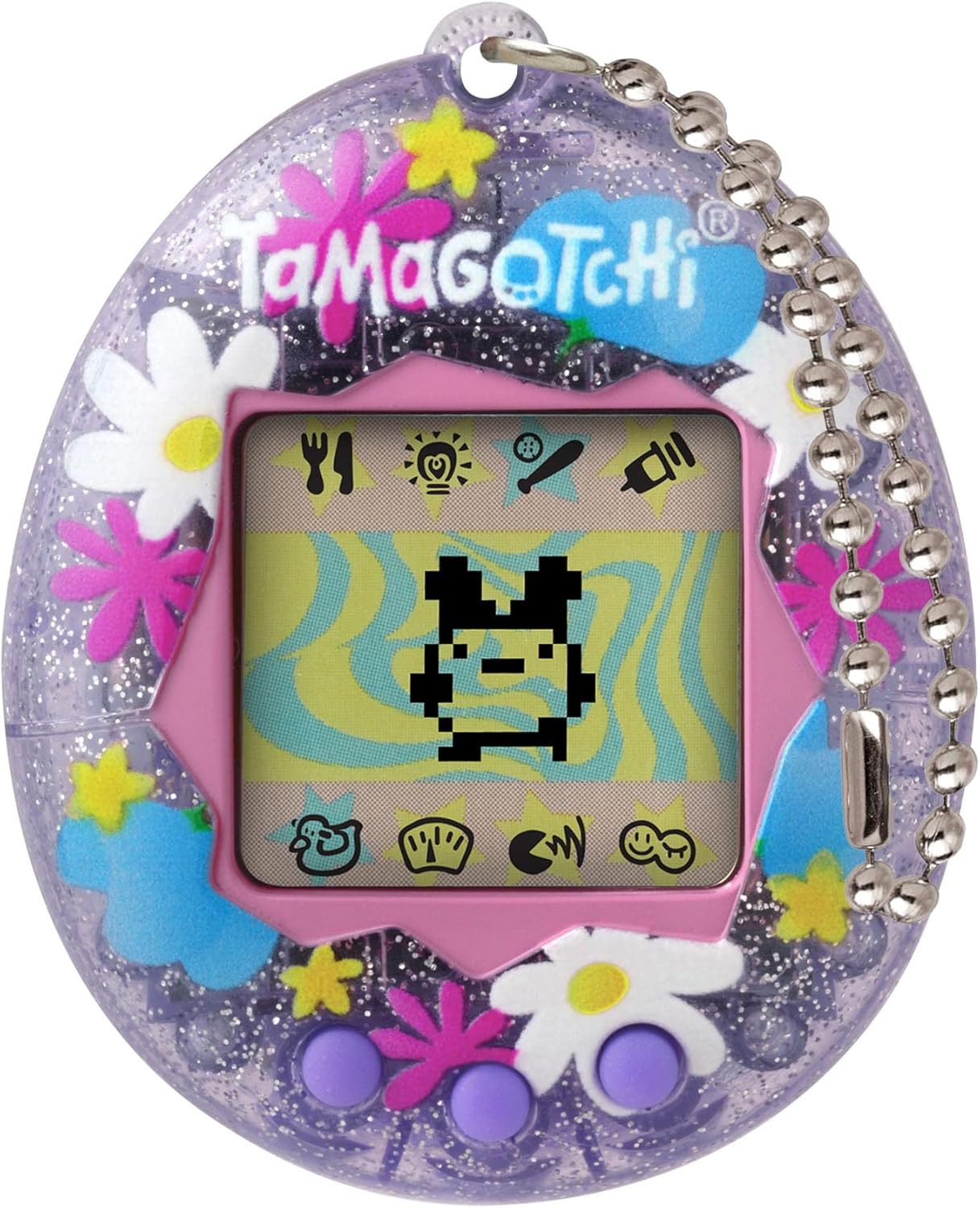 TAMAGOTCHI Bandai Original Flower Perfume Digital Pet | Nurture And Raise The Original Electronic Pet Japanese Kids Toys For Girls And Boys Make Great 90s Retro Gifts