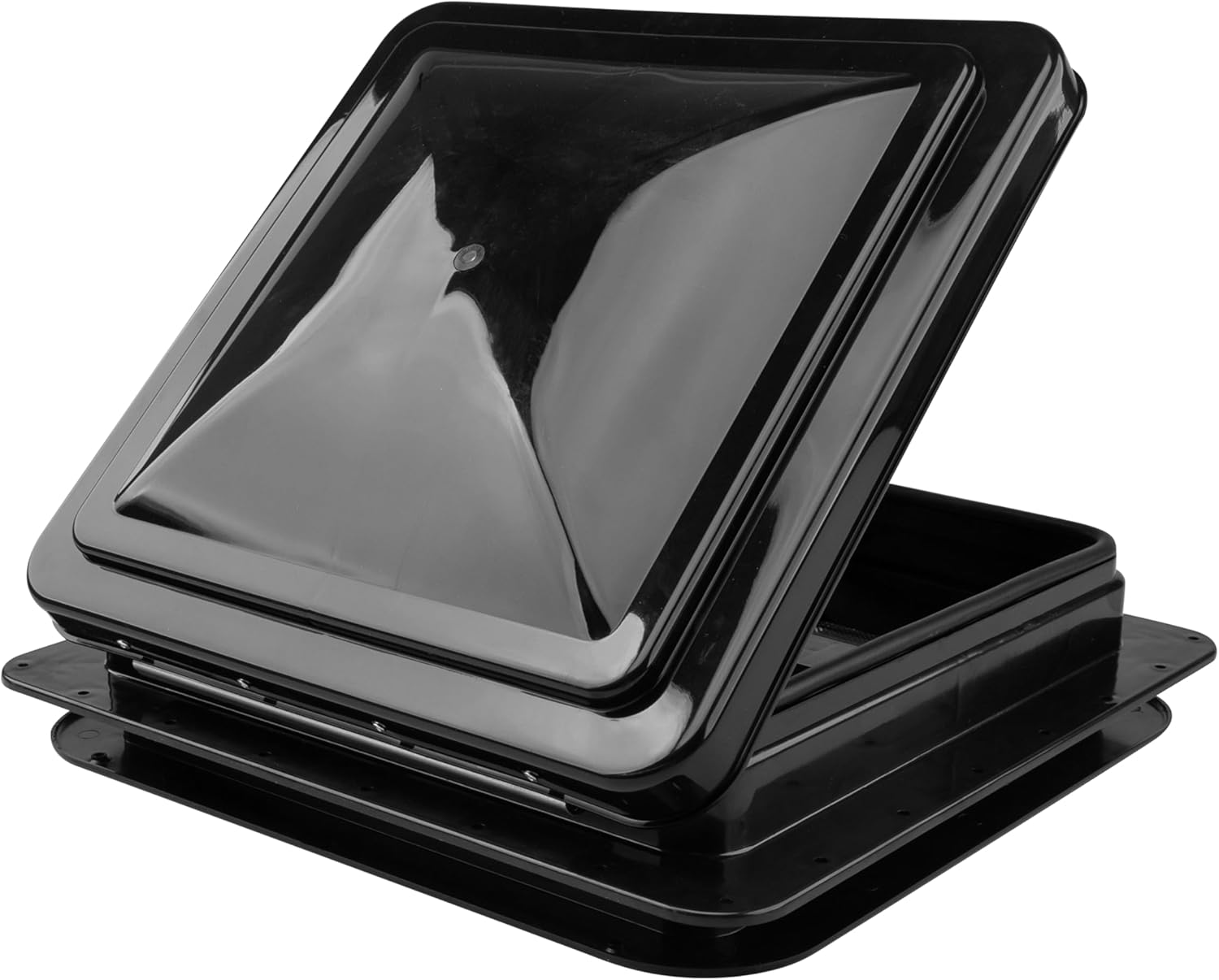 Shield Autocare © Jet Black Skylight Camper Van Roof Vent Motorhome Boat Horsebox 420x420mm