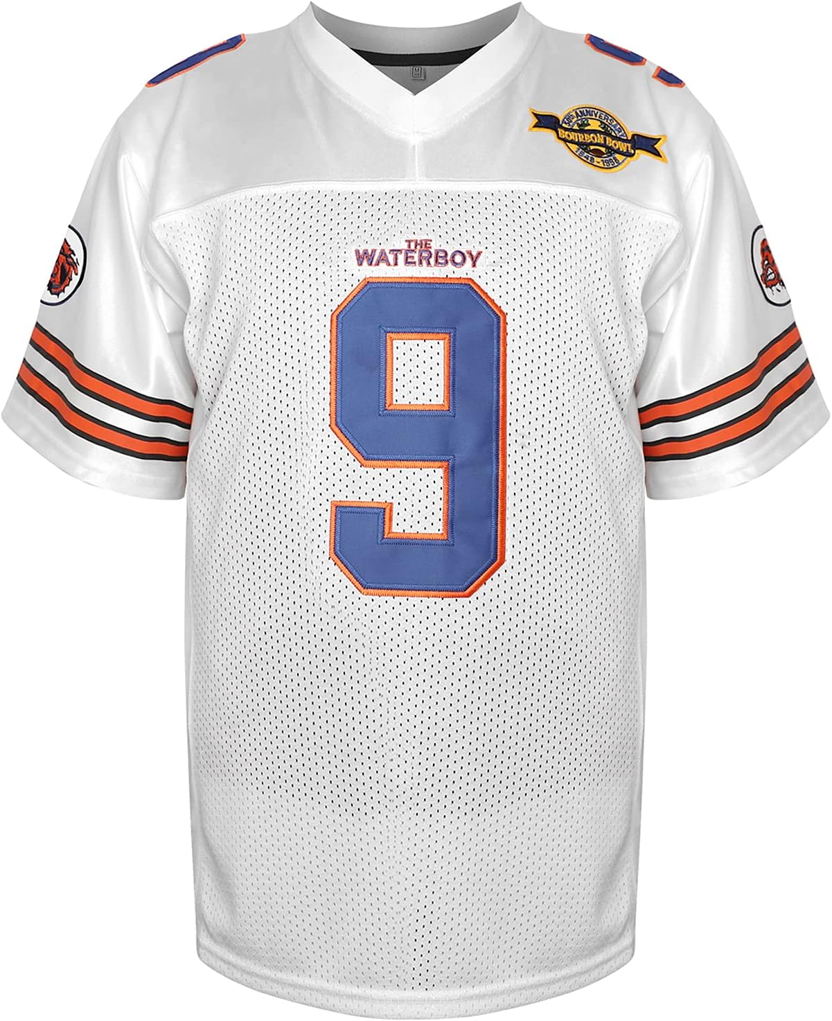 Phoneutrix Bobby Boucher #9 The Waterboy Adam Sandler Movie Mud Dogs Bourbon Bowl Football Jersey