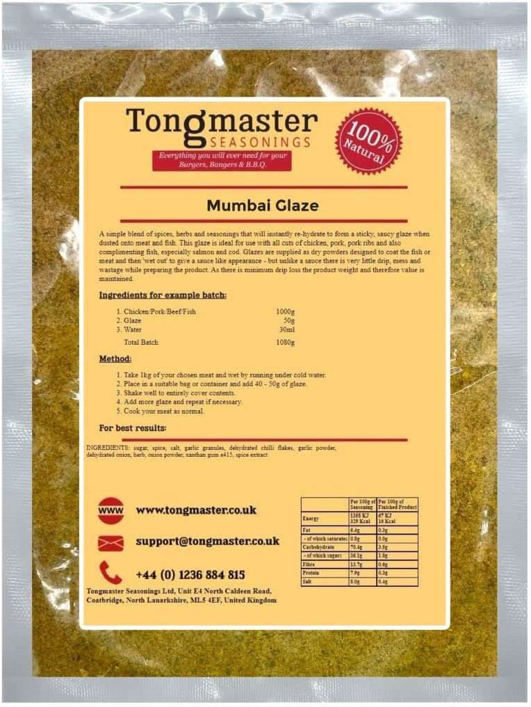 Mumbai 5 Minute Marinade - Meat Rub - Glaze 100g