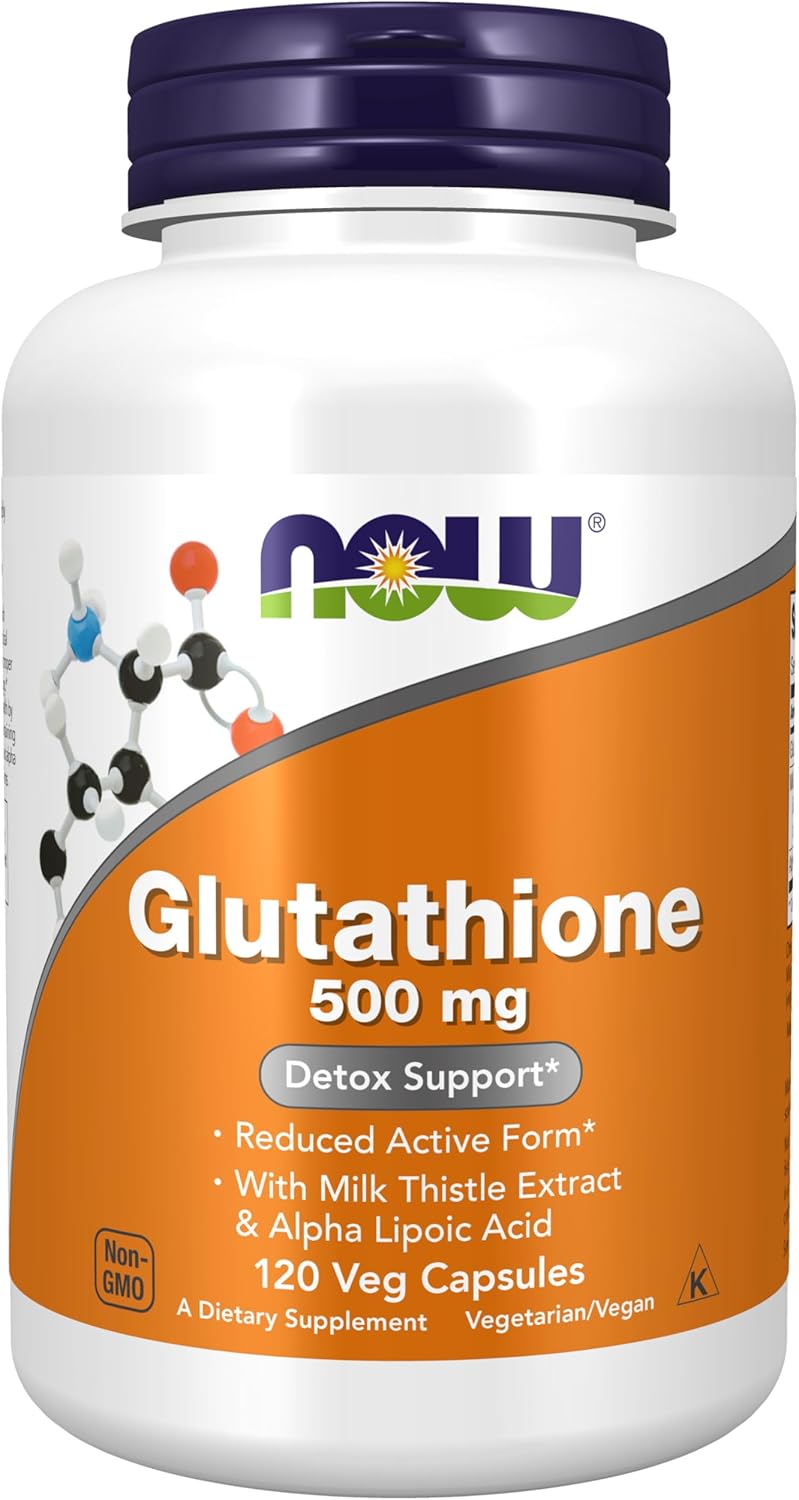 NOW Foods Glutathione, 500mg - 120 vcaps