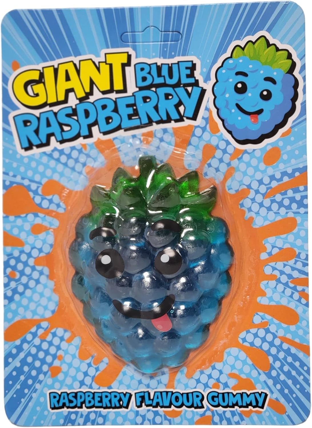 Gummy Assorted Shaped & Flavoured Candy Jelly Xmas Stocking Filler Sweets Fruits Animal Fastfood shaped 100g PK Of 1 (Giant Raspberry)