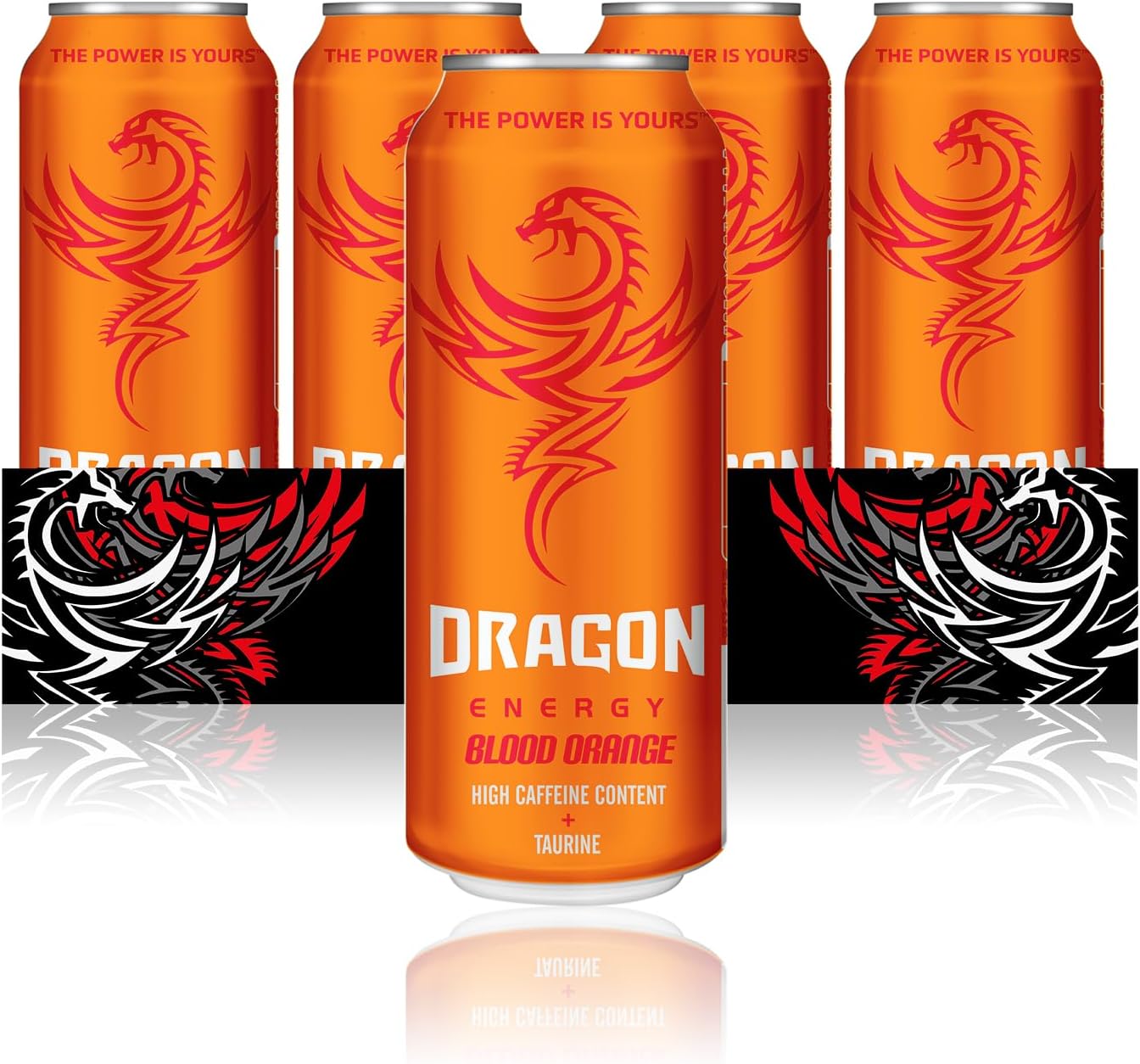 Dragon Energy Blood Orange Energy Drink 12 x 500ml Cans