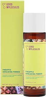 Good Molecules Pineapple Exfoliating Powder - Gentle, Exfoliating Facial Scrub with Enzymes, Anti-Aging and Alcohol Free Cleanser - Skincare for Face