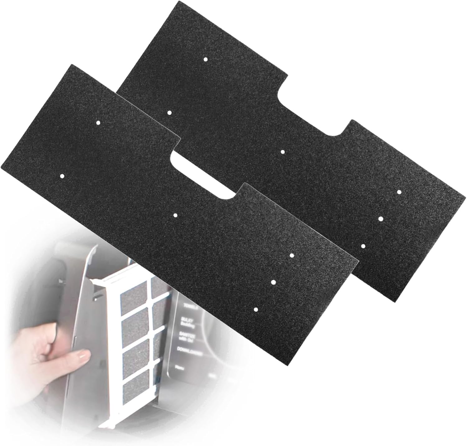 WH01X35719 Foam Lint Filter - Compatible with GE Dryer & GE Profile Washer Dryer Combo - Replacement for All-in-One Washer Dryer Models (2 PACK)