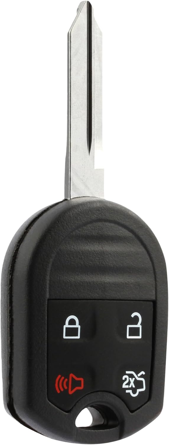 Car Key Fob Keyless Entry Remote fits Ford, Lincoln, Mercury, Mazda (CWTWB1U793 4-btn) - Guaranteed to Program