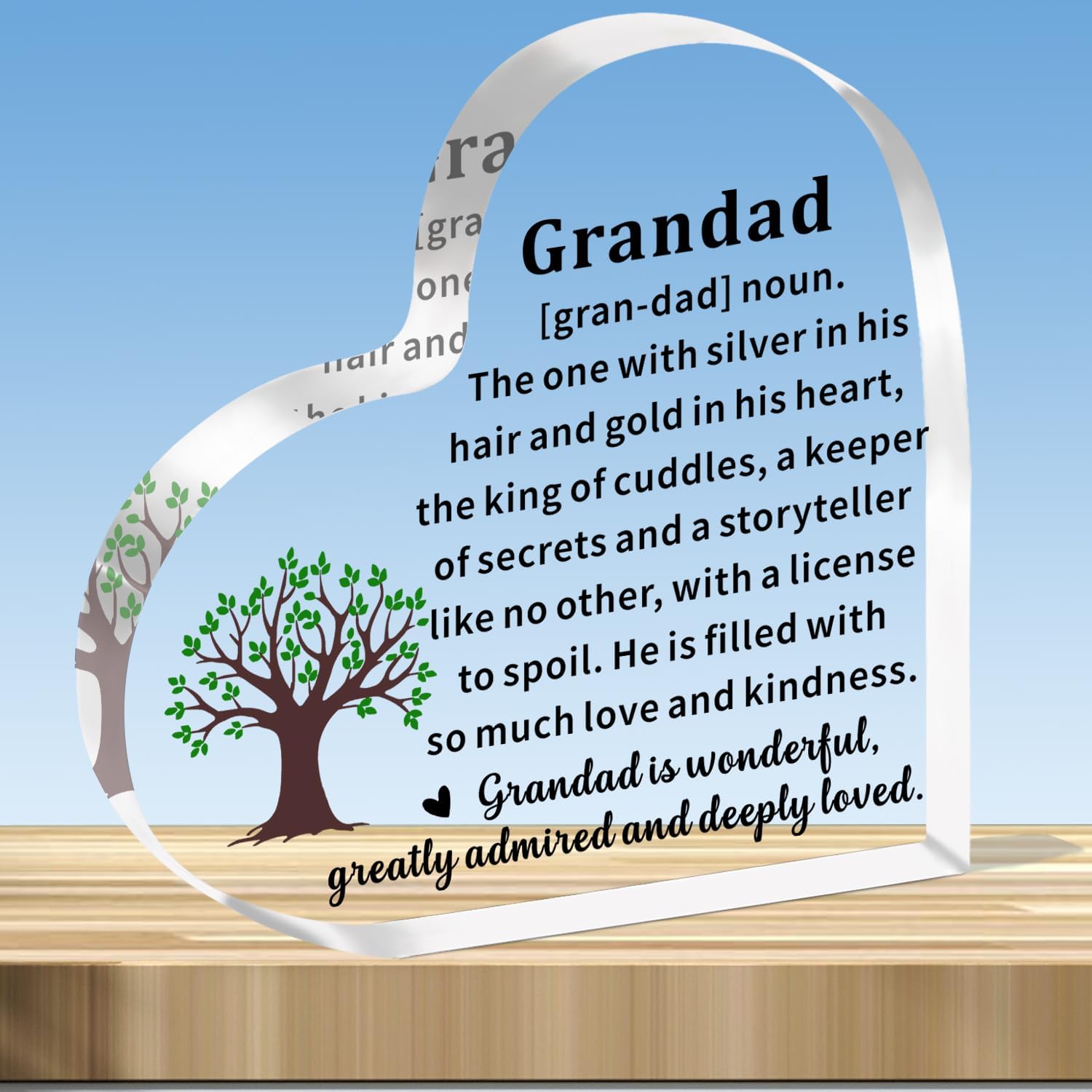 Grandad Definition Gifts from Grandchildren, Father's Day Gifts for Grandad, Best Grandpa Ever Gift Ideas, Grandfather Gifts for Men, Grandad Birthday Gifts from Grandson Granddaughter