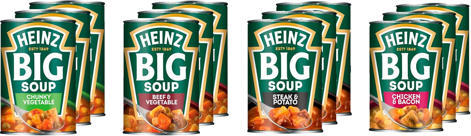 Heinz Big Soup Bundle 12x400g