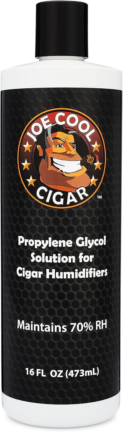 Propylene Glycol Humidor Solution for Cigar Humidifiers (16 oz Bottle)
