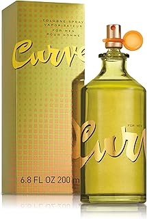 Curve Men's Cologne Fragrance Spray, Spicy Wood Magnetic Scent for Day or Night, 6.8 Fl Oz