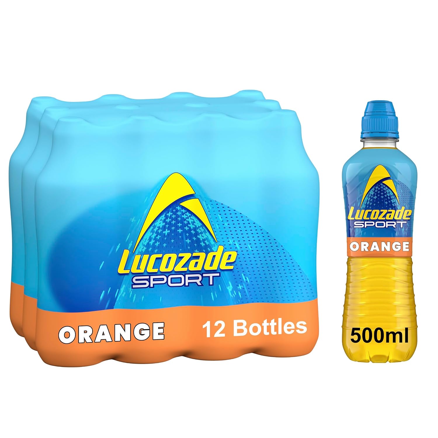 Lucozade Sport Orange 12x500ml (Packaging May Vary)