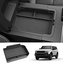 LUWU Center Console Organizer for Toyota Land Cruiser Accessories 2024 Toyota Land Cruiser 1958/Land Cruiser Armrest Box Armrest Organizer Organizer Trays(NOT FOR First Edition Chilled Center Console)