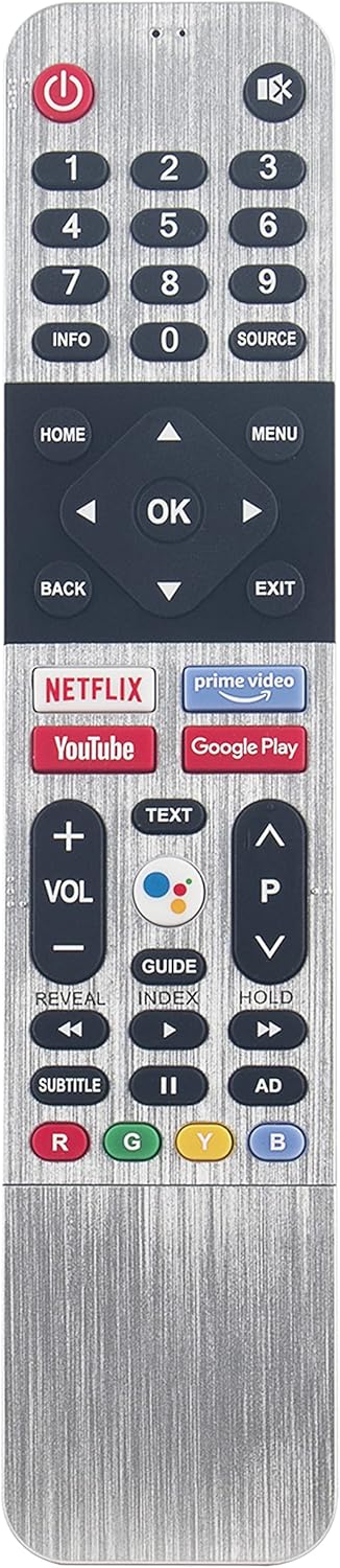 Replace Voice Remote Control Compatible with Skyworth 4K Android TV XC9300 XC9000 UC7500 UC6200 TC6200 50SUC6500 55SUC6500 65SUC6500 55XC9000 55UC7500 65UC7500 65XC9000 43UC7500 50UC7500 50UC6200