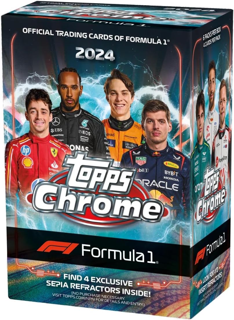 Topps 2024 Chrome Formula 1 24-Card Blaster Box