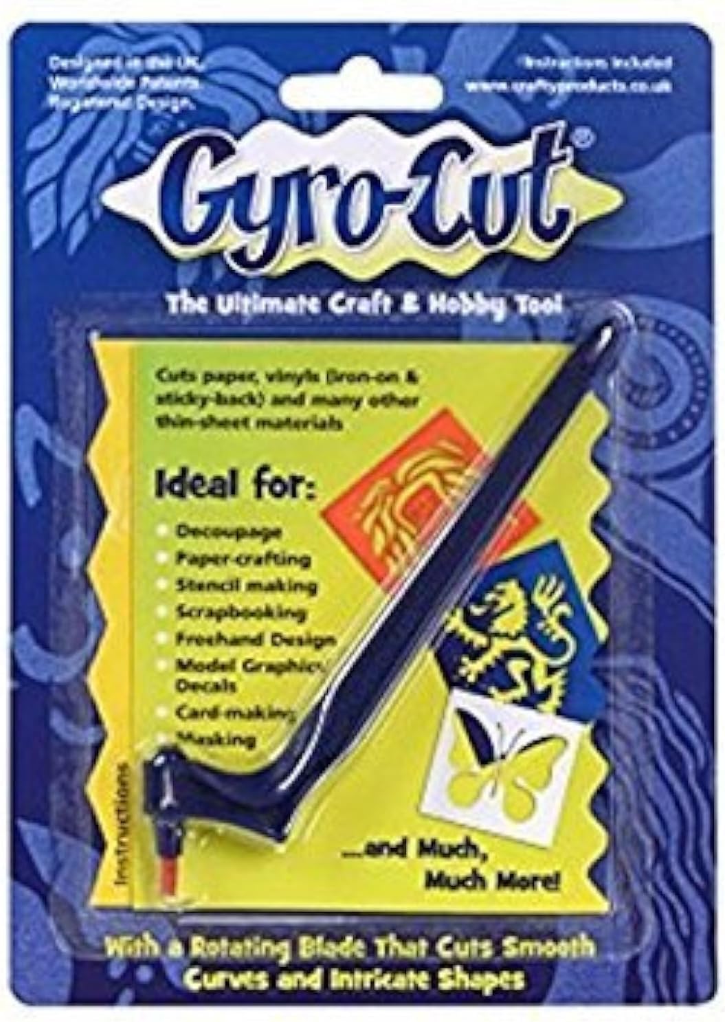 Gyro-Cut Cutting Tool | Stencil Making and Scrapbooking made Smooth