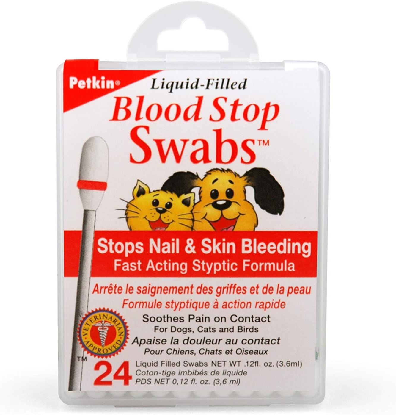 Petkin Pet Blood Stop Swabs