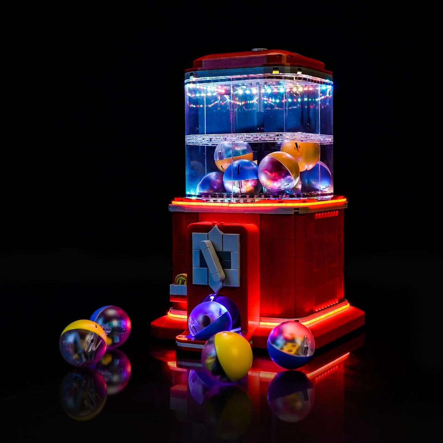 LocoLee Led Light Set Compatible with Lego 21358 Minifigure Vending Machine Led Decoration Lighting Kit Compatible with Ideas 21358 Building Blocks Model,Only Lights Set,No Model