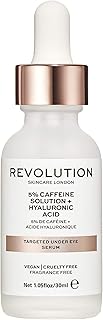 Revolution Skincare Targeted Under Eye Serum - 5% Caffeine, Clears Blemishes, Exfoliates the Skin and Reduces Blackheads, Vegan & Cruelty Free, 250ml