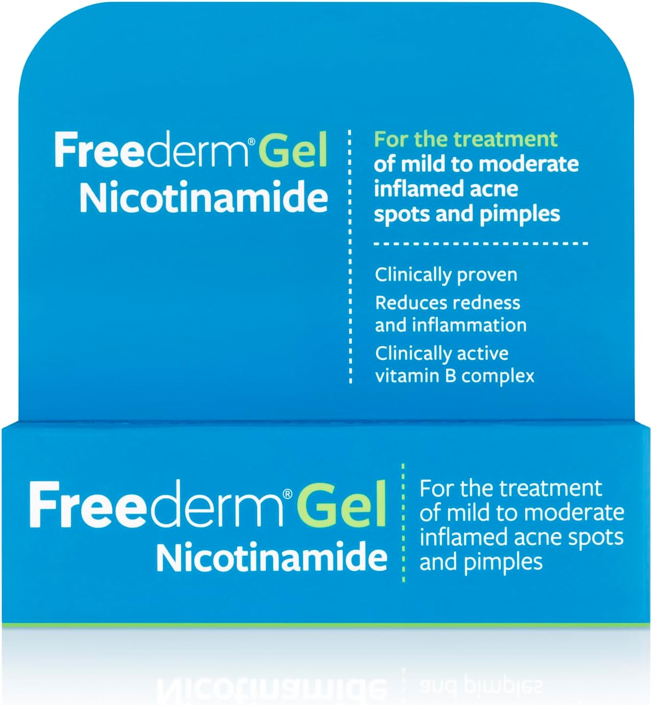 Freederm Gel With Nicotinamide. For Mild to Moderate Inflamed Acne Spots and Pimples. 10g