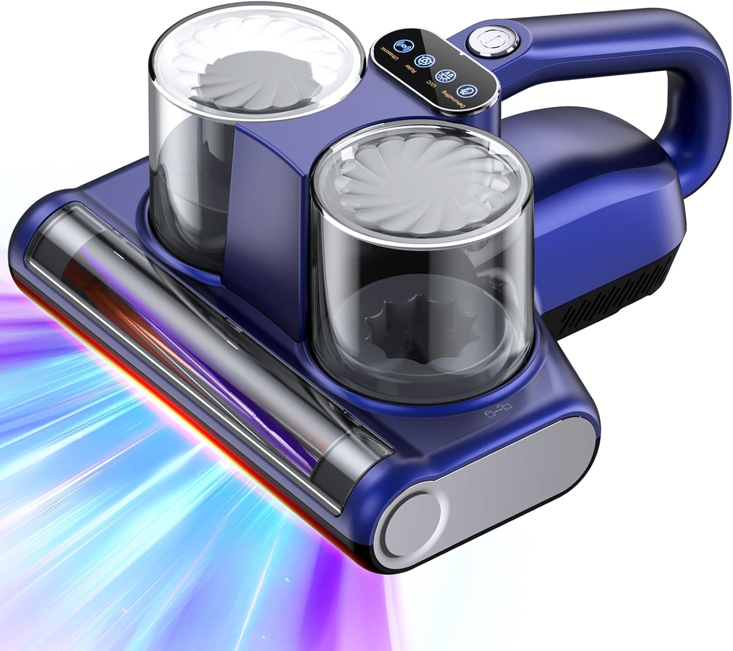 JPHYLL Mattress Vacuum Cleaner 16Kpa UV Lamp Mattress Cleaning Machine 500W Anti Dust Mite Bed Vacuum Cleaner with Ultrasound HEPA Filter Handheld Vacuum for Bed Sofa and Upholstery Blue