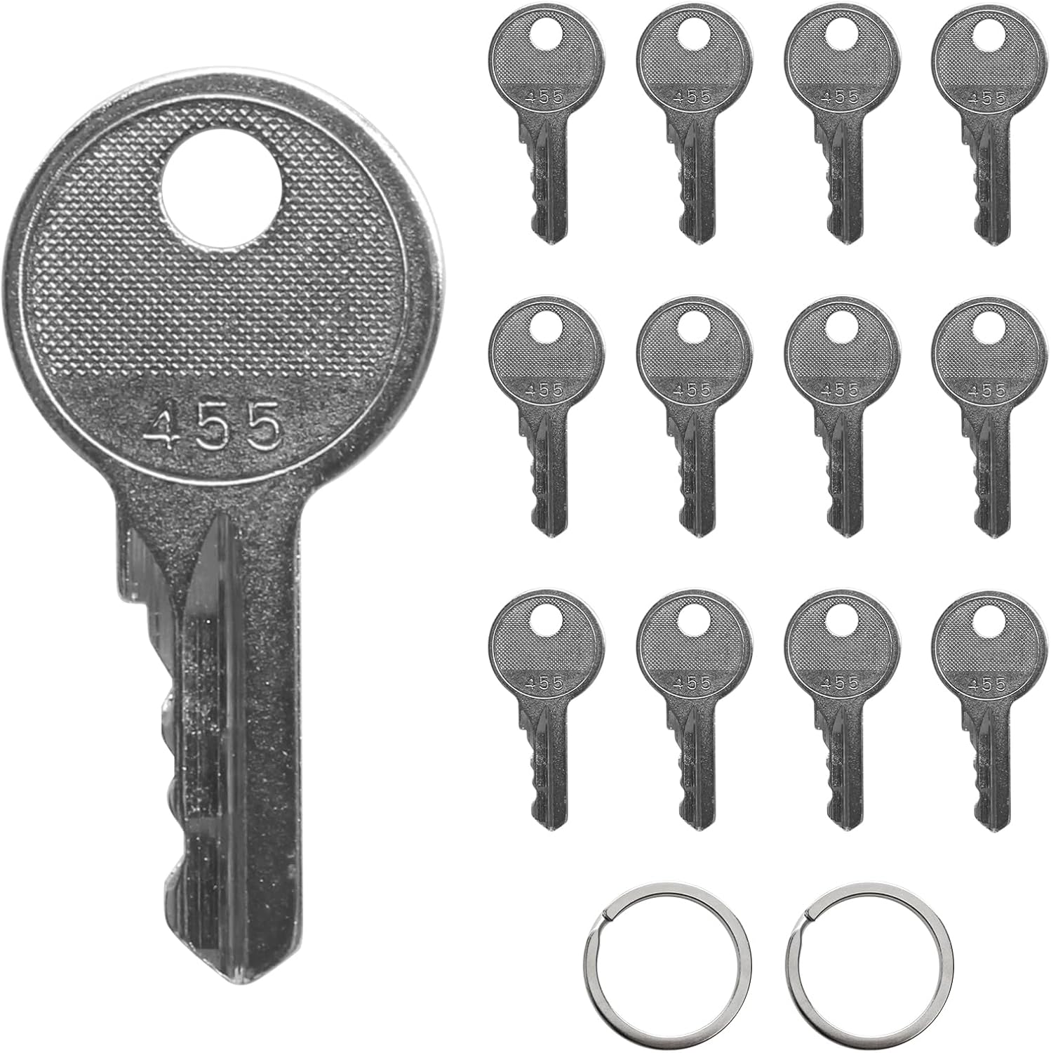Ignition Keys 455 for Boom Lifts Scissor Lift Gen-ie Skyjack Te-rex, Heavy Equipment Forklift Key 104466 * 14 Pcs
