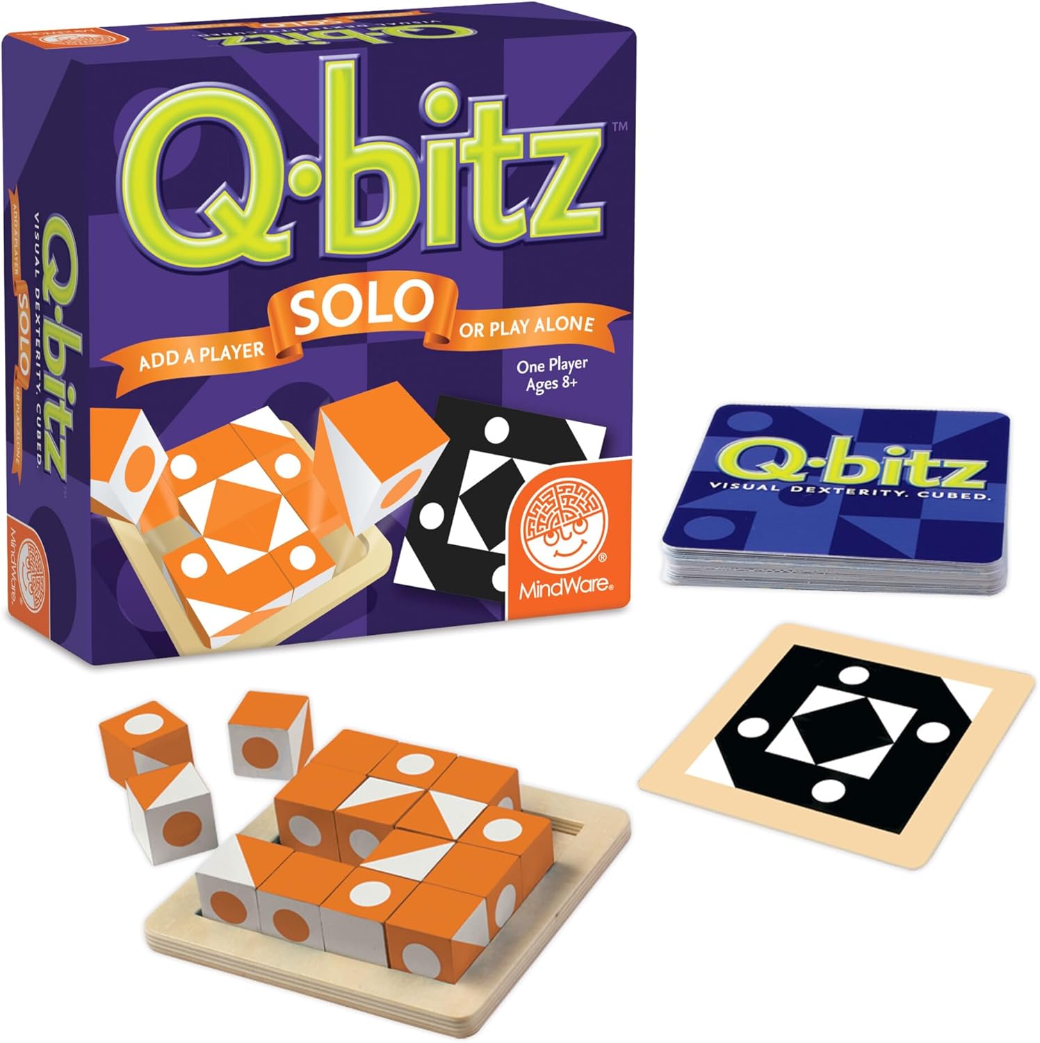 Mindware Q-bitz Solo: Orange Game