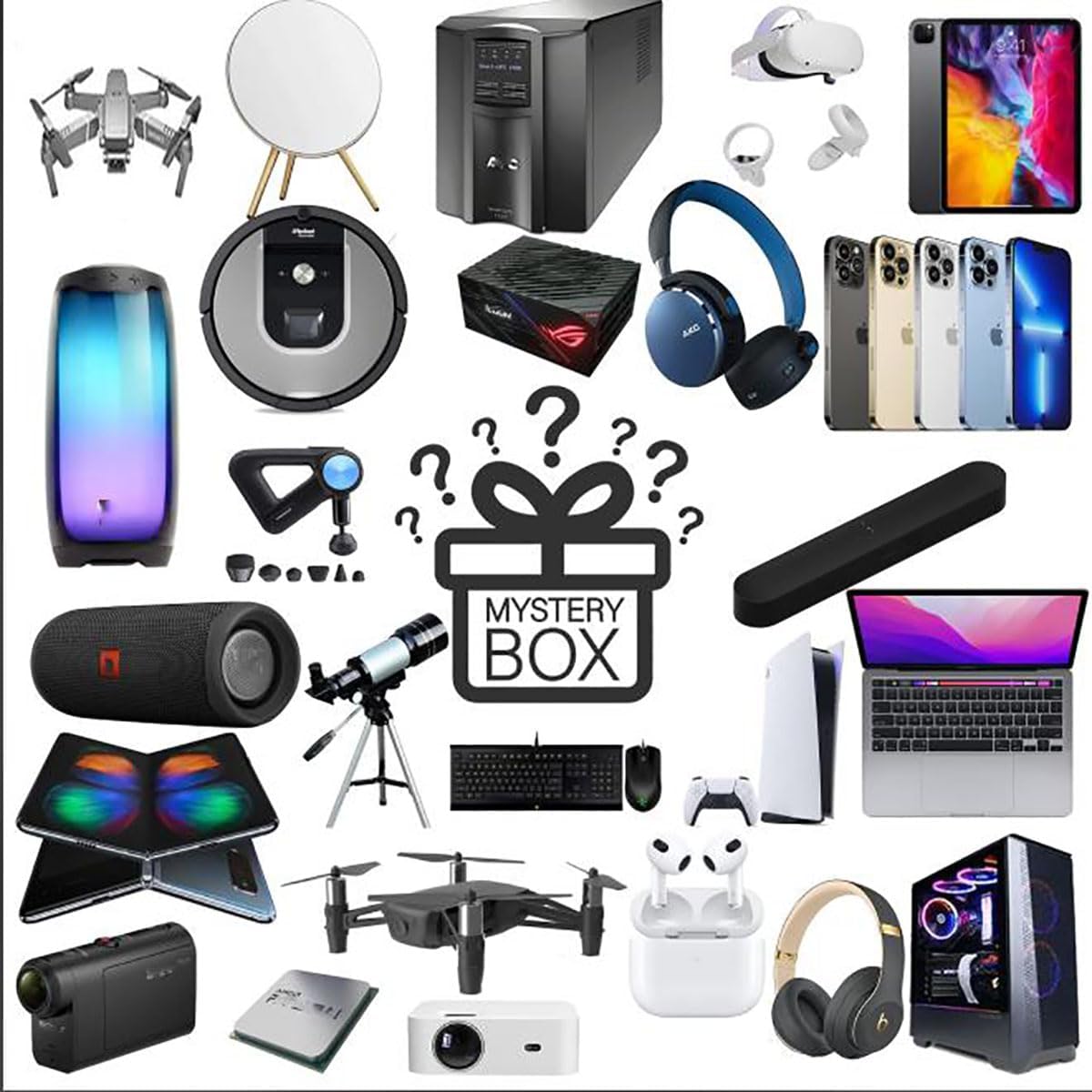 5-30 Pcs Mixed Pallets with Tools and Home Appliances Outlet Bargains,Black,Returns Pallets for Sale Maxmystery_Electronic_Box Hty-6y7