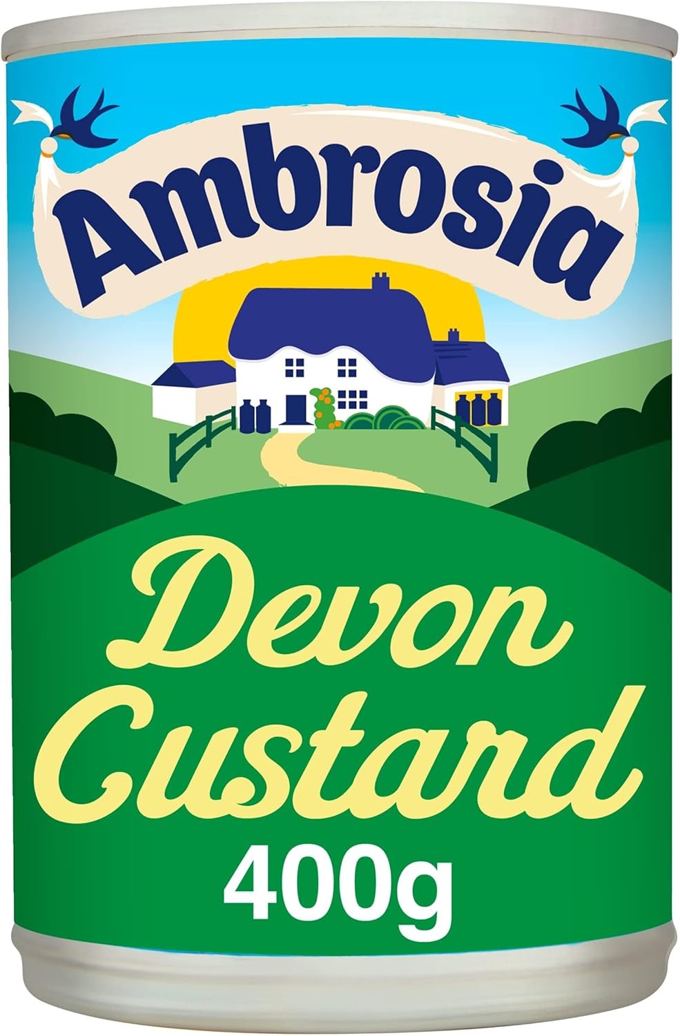 Ambrosia Ready-to-Eat Original Devon Custard Can 400 g (Pack of 1)