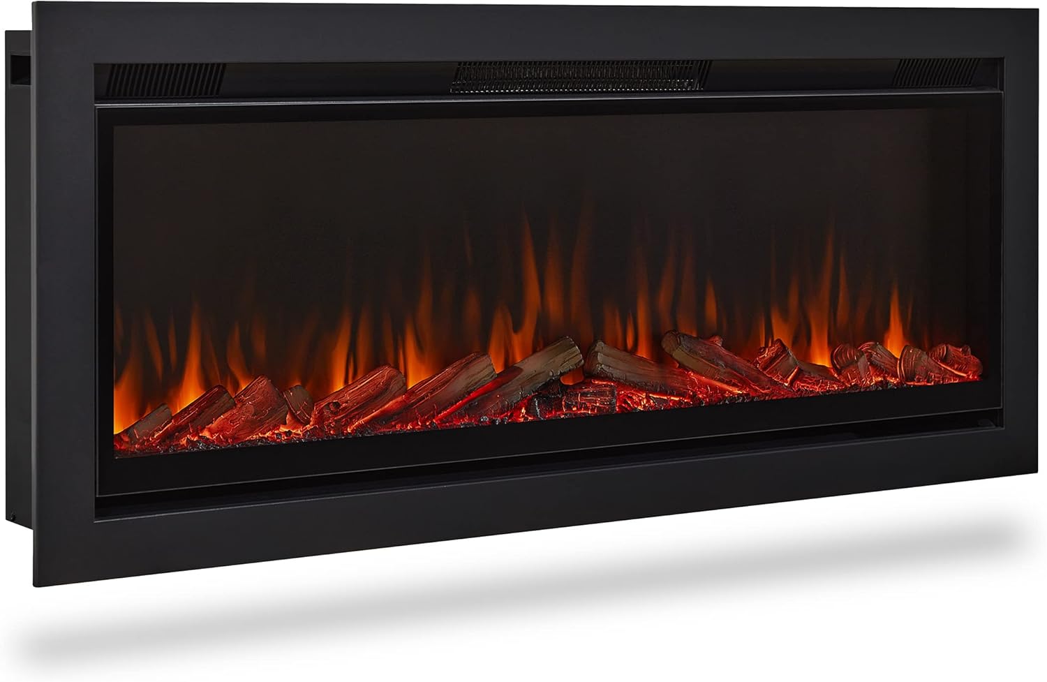 Real Flame® 49" Wall-Mount or Recessed Electric Fireplace Insert by Real Flame