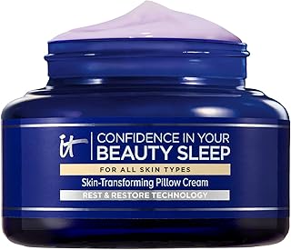 IT Cosmetics Confidence in Your Beauty Sleep Night Cream - Visibly Improves Fine Lines, Wrinkles, Dryness, Dullness & Loss of Firmness - With Hyaluronic Acid