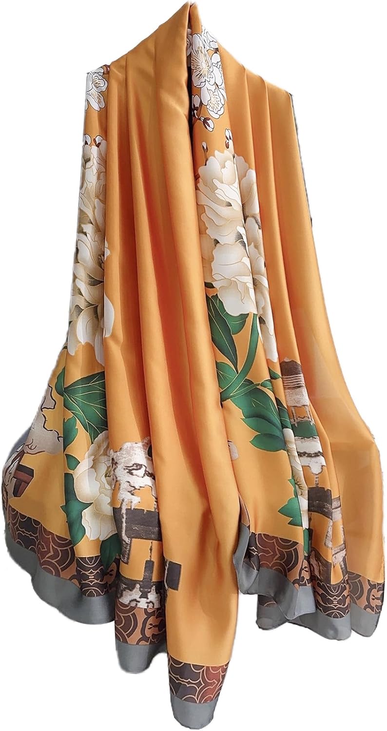 FAIRYGATE Satin Scarf Women Super Soft Ladies Silky Feeling Scarves Lightweight Elegant Gifts