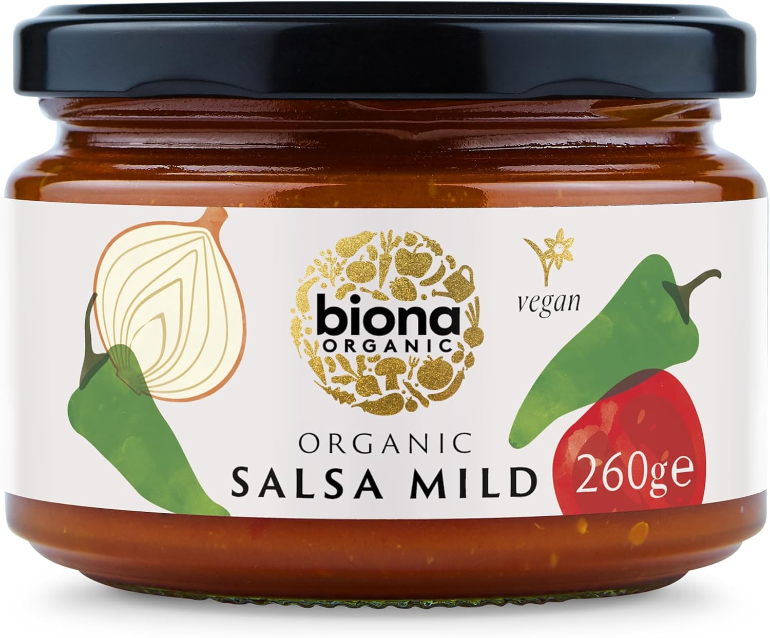 Biona Organic Salsa Dip Mild 260g (Pack of 3)