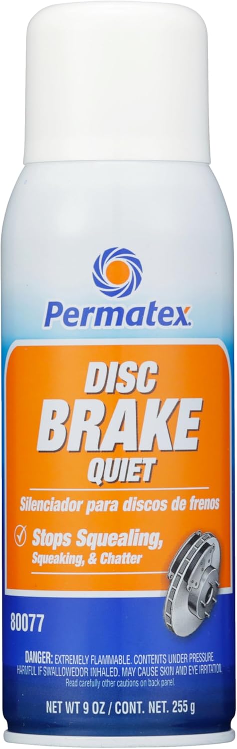 Permatex 80077 Disc Brake Quiet, 9 oz. net Aerosol Can