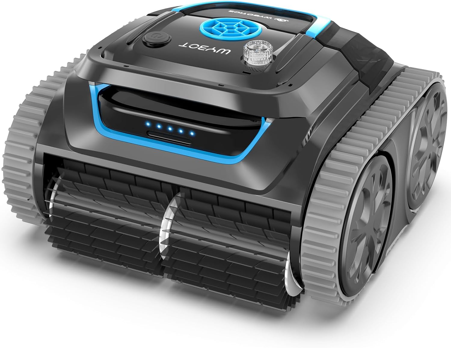 WYBOT S1 Premium Cordless Pool Vacuum, Robotic Pool Cleaner with Smart Mapping, Powerful Suction, APP Mode, 180mins Runtime, Wall Climbing Cleaning Vacuum for Inground Pools