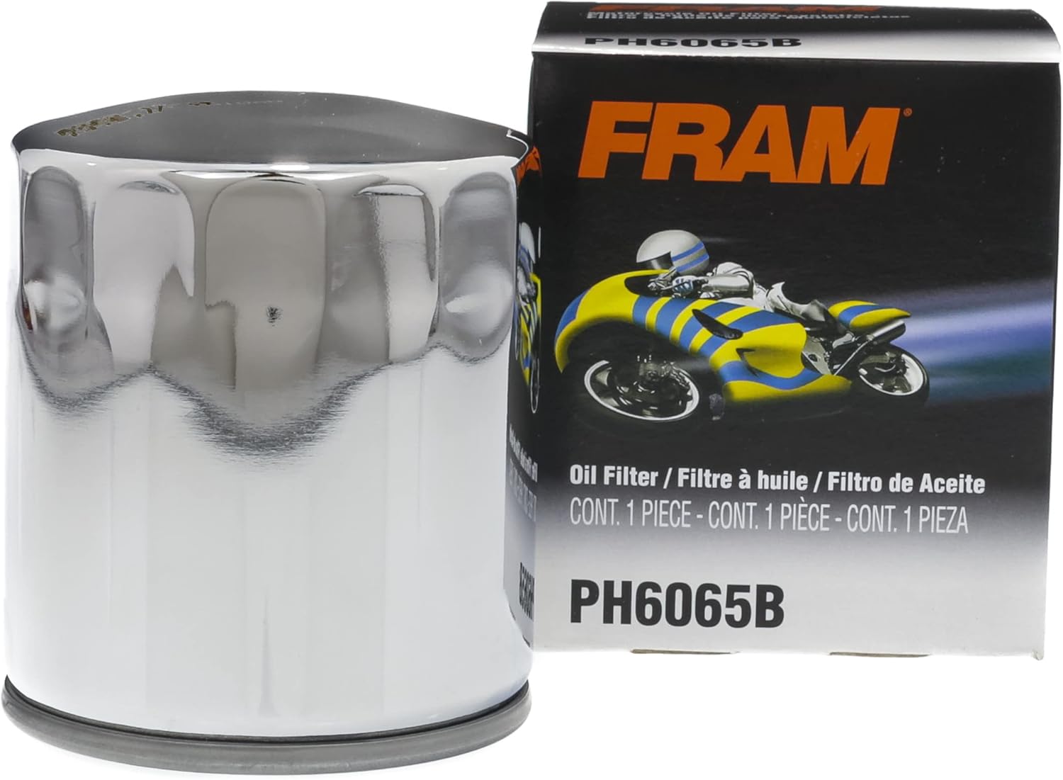 FRAM Extra Guard PH6065B Replacement Oil Filter, Fits Select Harley Davidson Motorcycles