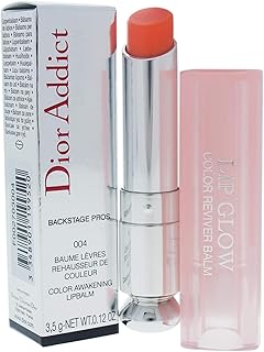 Dior Christian Dior Addict Glow Color Awakening Lip Balm SPF 10, No. 004 Coral, 0.12 Ounce