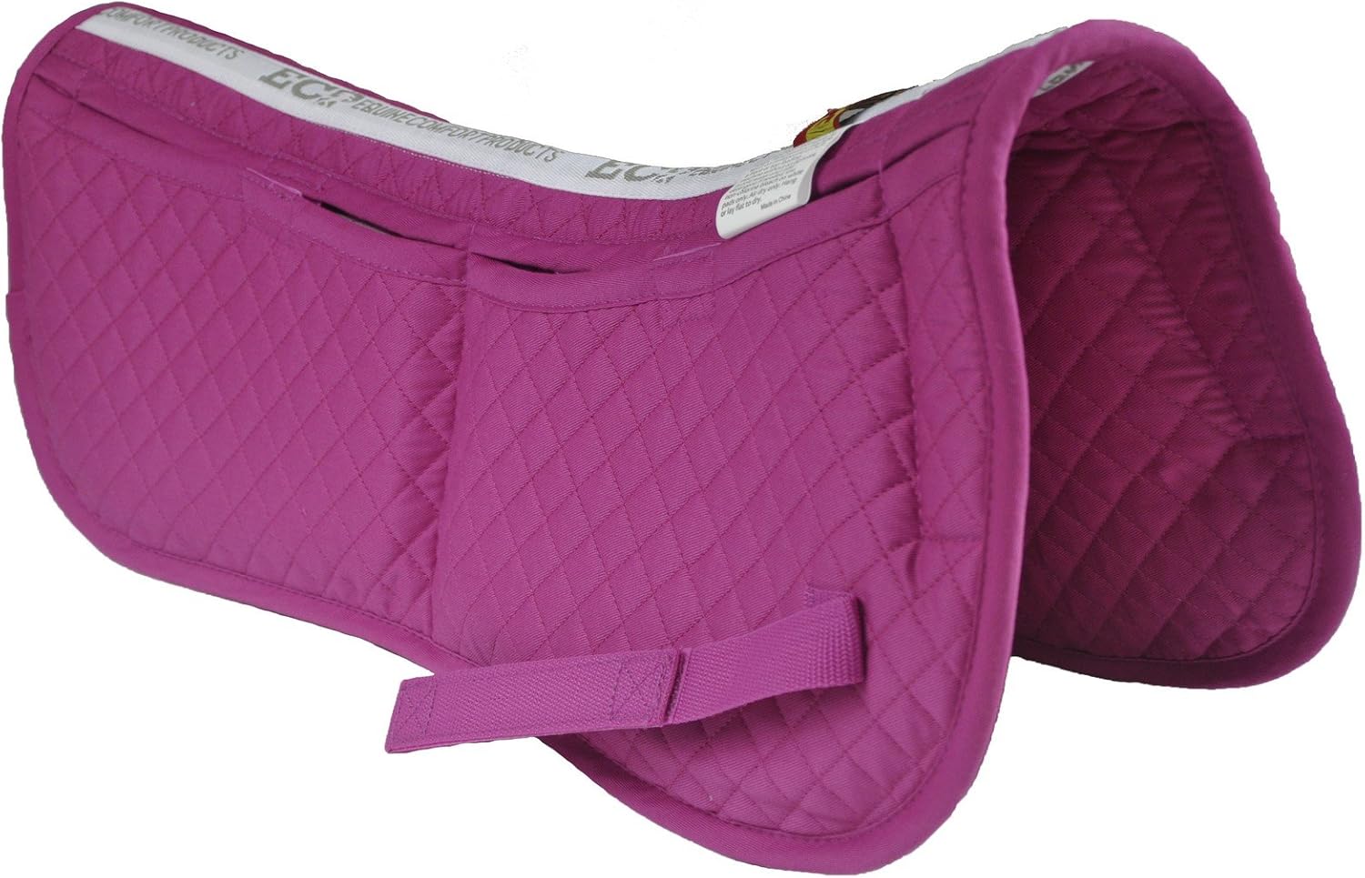 ECP Equine Comfort Products Correction Half Saddle Pad with Adjustable Memory Foam