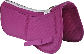 ECP Equine Comfort Products Correction Half Saddle Pad with Adjustable Memory Foam