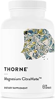 THORNE Magnesium CitraMate - Magnesium Supplement with Citrate-Malate - Support Heart, Skeletal Muscles, Cardiac, Lung Function, and Bone Density - Gluten-Free, Dairy-Free, Soy-Free - 90 Capsules