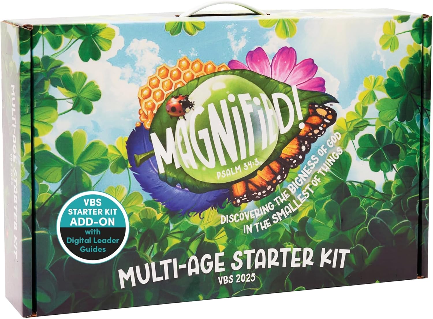 Lifeway Kids VBS 2025 Magnified! Multi-Age Starter Kit with Digital Leader Guides Add-on