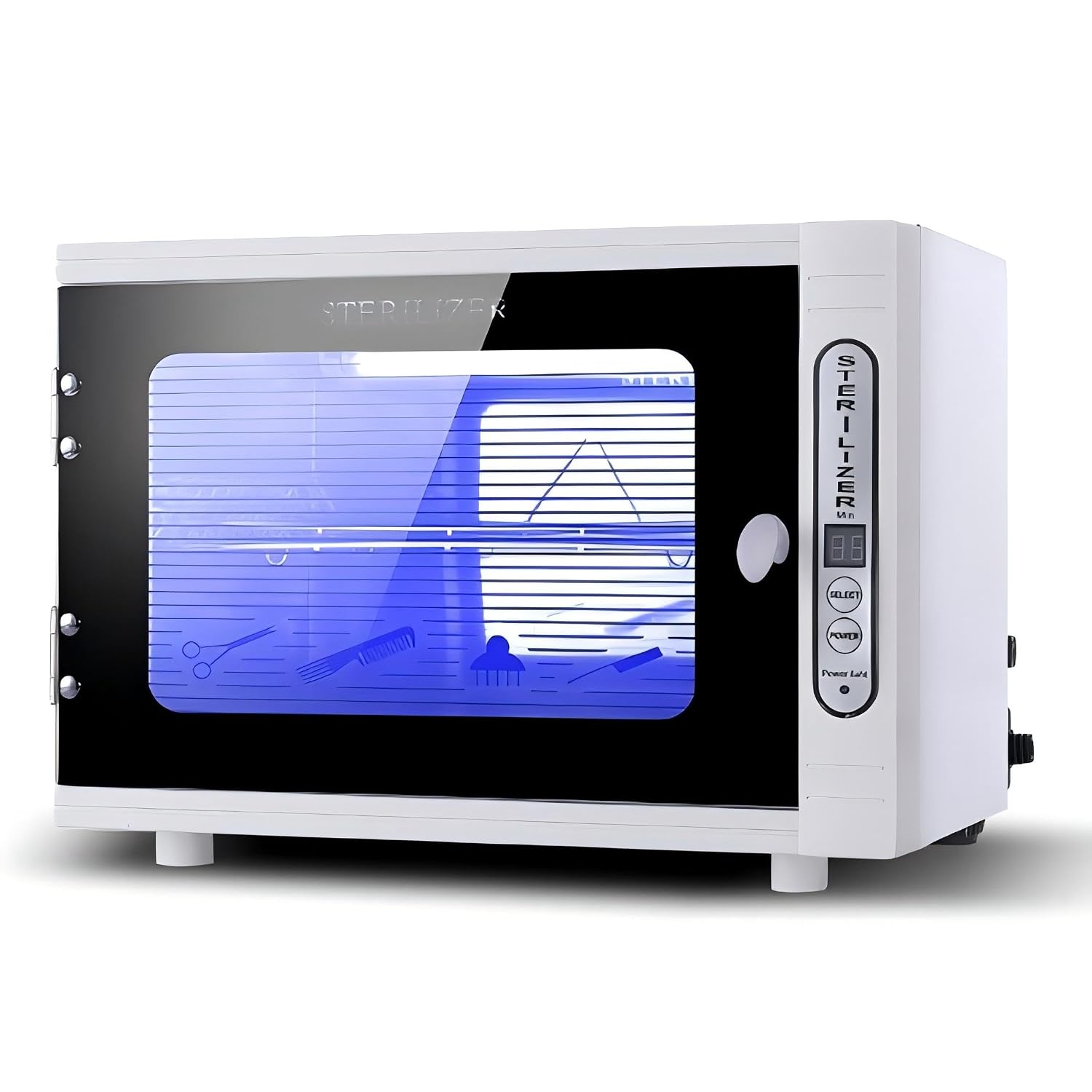 Nail Tool Sterilizers UV 12L Lighting Autoclave Machine for Labs, Salons & Home